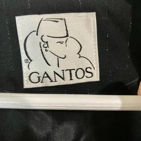 Vintage Gantos Women's Outfit Set Blazer and Mini Dress Black Size 14 NWT