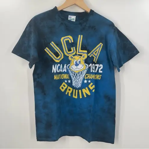 47 Brand NEW VINTAGE TUBULAR 47 UCLA Bruins T-shirt Collegiate Sports Tie Dye Medium NWOT