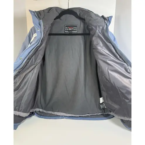 BELOW ZERO Thinsulate LAYERED Removable Lining Winter Woman’s Jacket HOODED Lg Blue