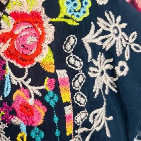 Johnny Was The Valley heavily embroidered button down top NWT RARE