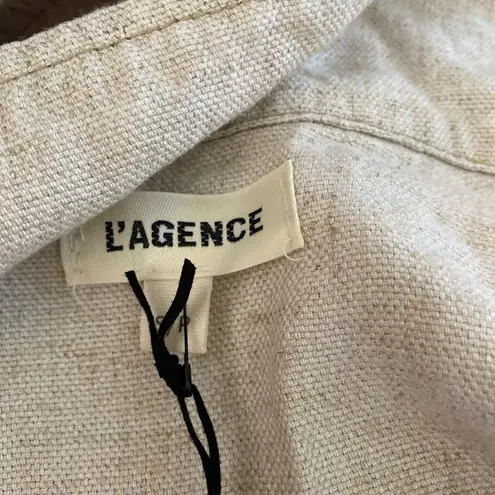 L'Agence NWT L’Agence Celine sim femme linen jacket S