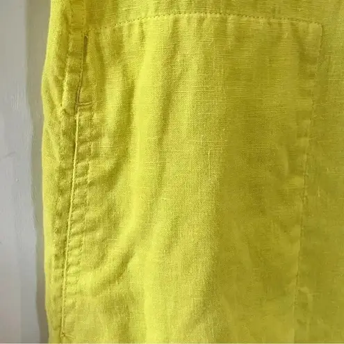 John Mark JOHN-MARK, S, Stand-up collar, slip-over, two shell buttons in front, linen