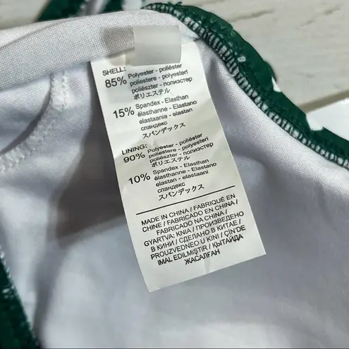 Green Polka Dotted Bikini Lace