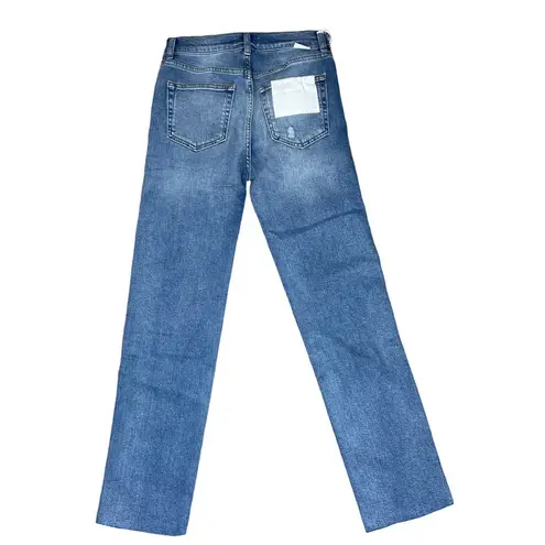 Boyish The Dempsey High-Rise Straight Jeans in Claire’s Knee Women’s Sz 24