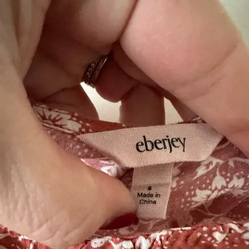 Eberjay EBERJEY Garden MARGA Cotton Poplin SUN DRESS Swimsuit Cover Up Womens Small