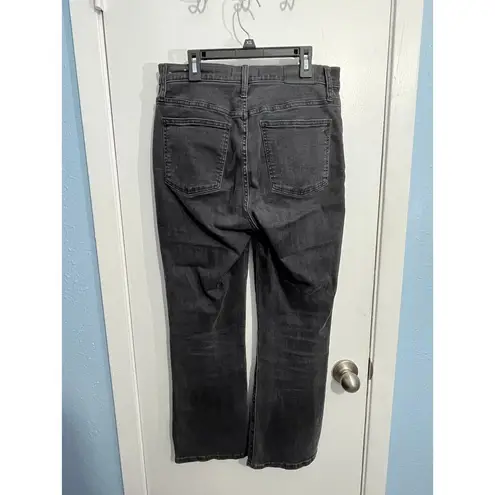 Madewell  Jeans Size 29 Faded Black High Rise Button Fly Cali Demi Bootcut Boho