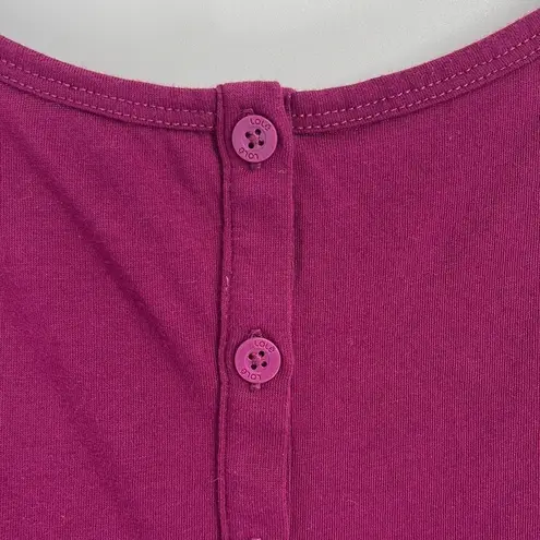 Lole Lolë Cotton Aubergine Spaghetti Strap Dress Women’s Size Large