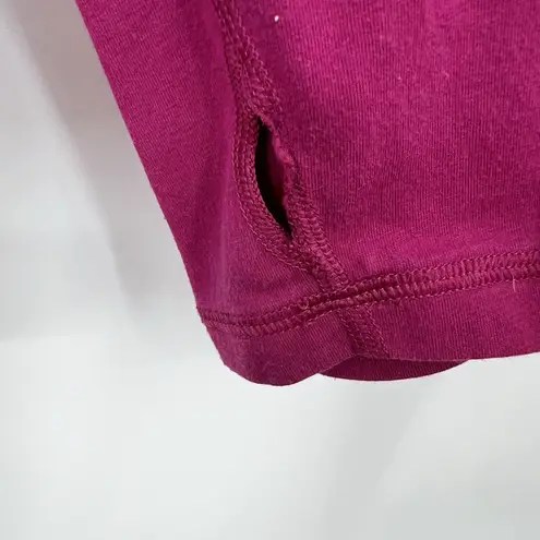 Mountain Hardwear Womens M Pink Long Sleeve Hooded Shirt Outdoor Hiking Athletic