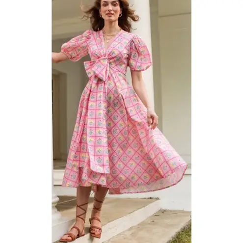 Beyond by Vera 1540 Lola in Positano Blush Dress NWT Sz. L Pink Size L