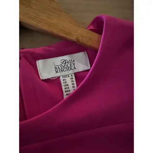 Belle Badgley Mischka Women's Dress Size 6 Pink