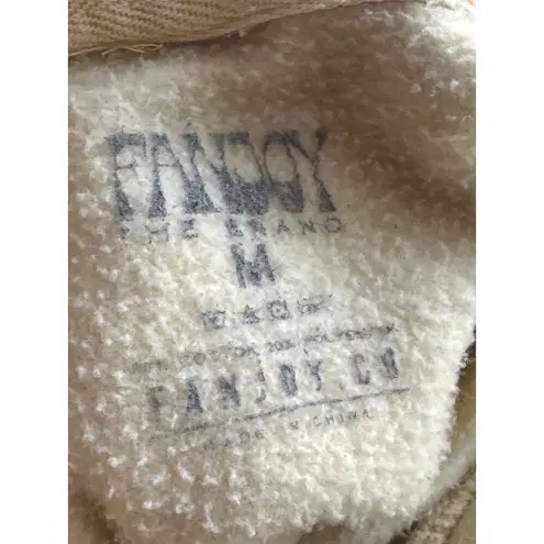 FanJoy Unisex ‘We’re Still Young’ Smiley Face Graphic Long Sleeve Hoodie Size M Yellow Size M