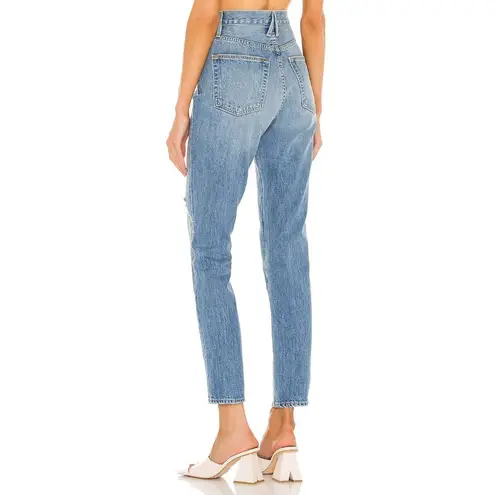 SLVRLAKE Beatnik High Rise Slim Jean in Trouble Maker Blue Size 28