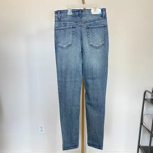 Tinseltown  Distressed  High Rise Mom Jeans