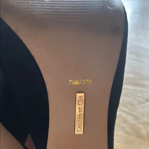 Louise et Cie Elegant Black Slingback Heels