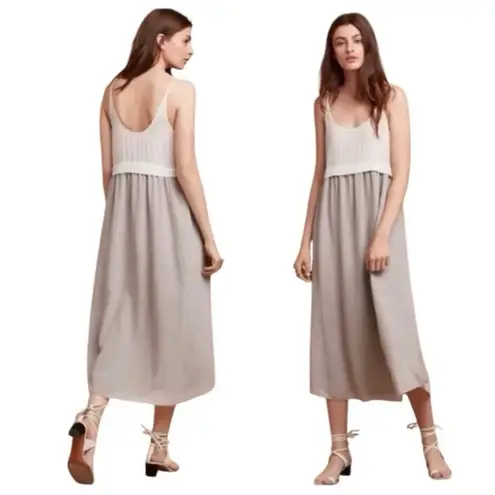 Wilfred Bisous Silk Dress Purple Maxi Size Small