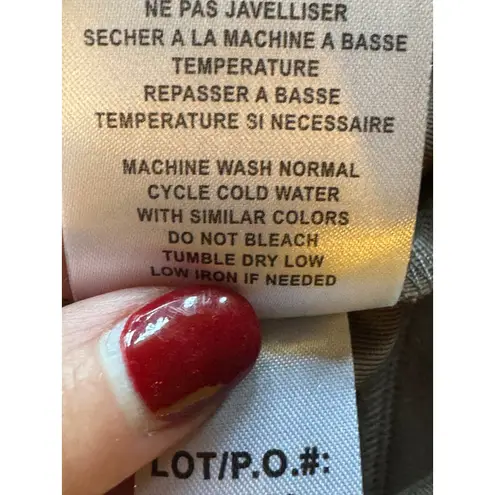 Tribal Jeans Hoodie Women Large Brown Zip Front Pullover Sweatshirt Athleisure Brown