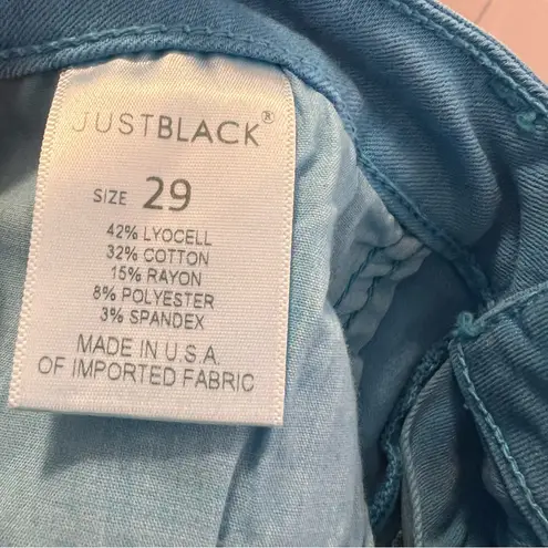 Just Black Addison Skinny Jean Colored Blue 29