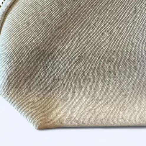 Bride white cosmetic makeup bag or clutch New with tags tassel zipper