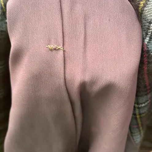 40s or 50s Vintage Wool Plaid Blazer Peter Pan Collar Size Small Gray