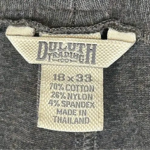 Duluth Trading Company Dark Brown Wearwithall Ponte Knit Pants (18x33) Women’s Size 33