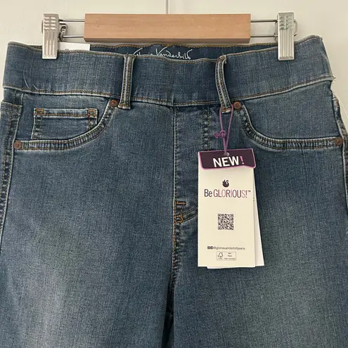 Gloria Vanderbilt Women's Shape Effect High Rise Denim Capri Pants 4 New