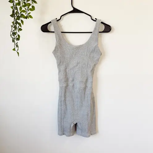 Years Of Ours Johanna Gray Rib Onesie Sz S