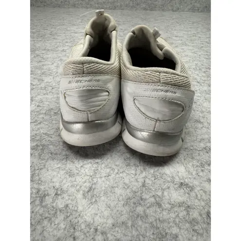 Skechers  Shoes Womens‎ Size 8.5 White SN 22823 Air-Cooled Memory Foam Slip On