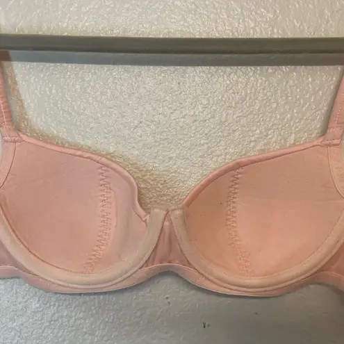 PLAYBOY by Coco de Mer Pinup Catch Me Satin Underwired Bra Baby Pink Size 32 B