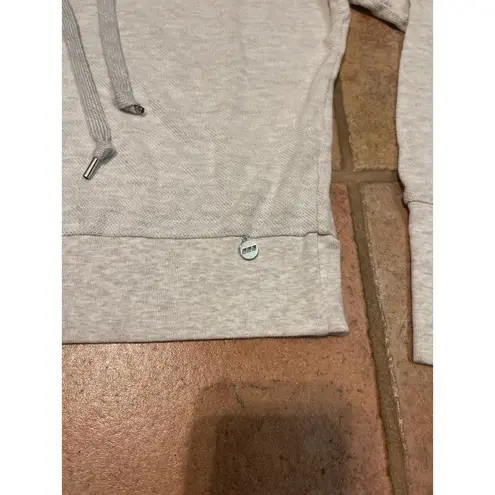 Lorna Jane hooded pullover wide neck sweatshirt Large