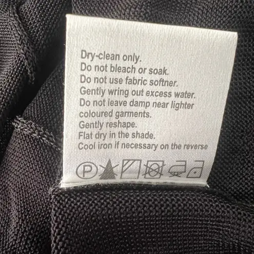 Adore Peacock Feather Print Sleeveless Cardigan Black