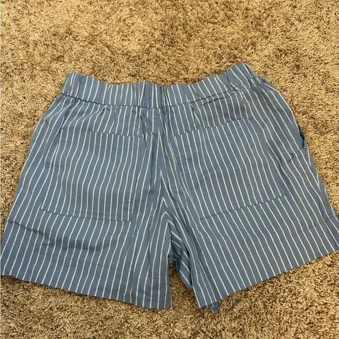 A New Day Blue and white stripe shorts