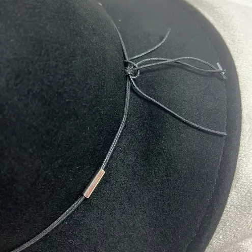 C&C California C & C California hat felt floppy black w /silver detail OSFM NWT