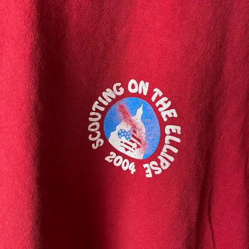 2004 Vintage Y2K Scouting on the Ellipse T Shirt Red XL Extra Large Graphic Tee