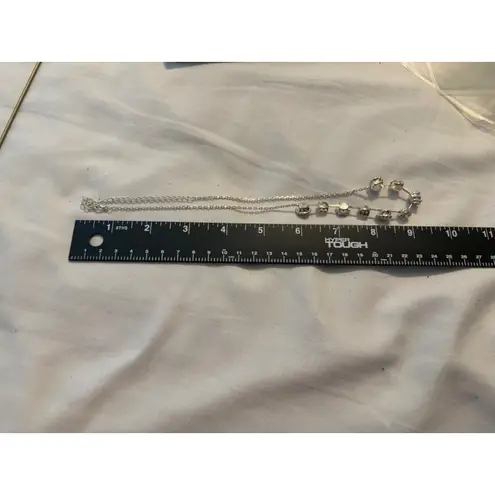 Icing Rhinestone Silver Tone Chain Necklace Elegant Fashion Jewelry