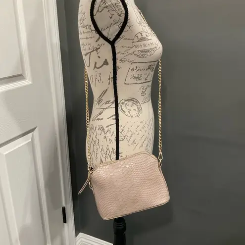 Madison West FAUX SNAKESKIN CROSSBODY