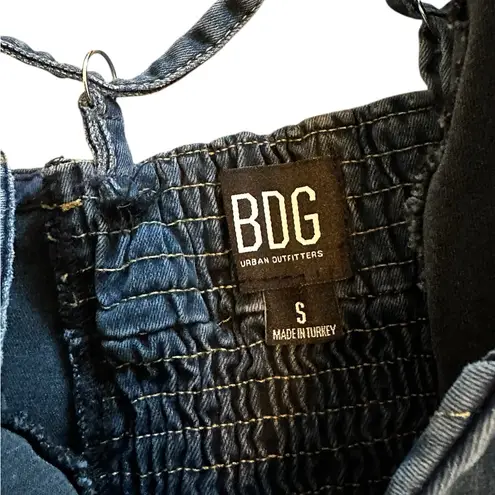 Urban Outfitters BDG UO  Denim Bustier Crop Top Festival  Size Small