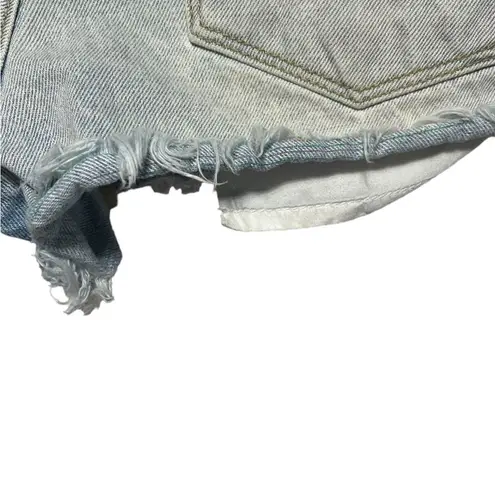 Kancan Estilo XS Distressed Pastel Thread Denim Cut