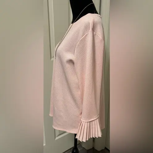 Elle Pink Ruffle Bell Sleeve Top Size Extra Large