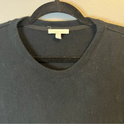 Johnny Was Calme Pullover Black Beauty Hachi Kangaroo Pocket Top Sz S EUC