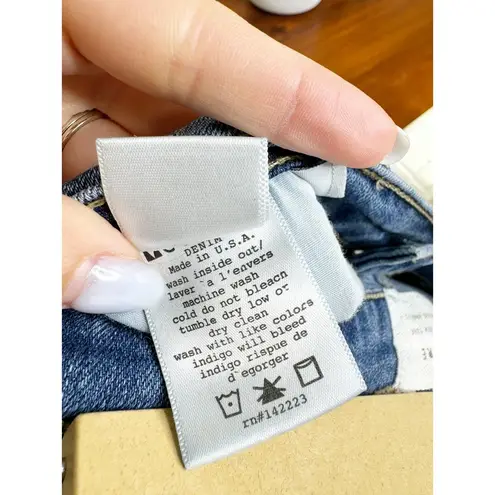 McGuire Denim McGuire Newton Skinny Jean Raw Hem Oceana Dark Wash Denim Size 27