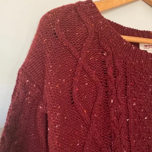 Arizona Jeans Arizona Jean Company Red Knit Sweater Size Small