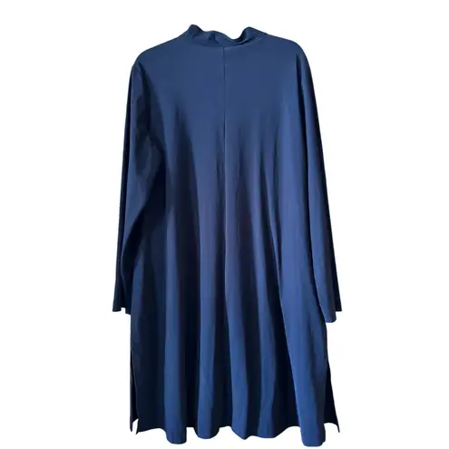 Bryn Walker Brynn Walker Women's Black Long Sleeve double Zip Front Duster with Pockets