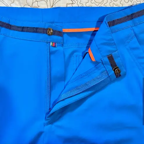 Roberta di Camerino Italy Blue Performance Tailored Ankle Trousers 28” Sz 12