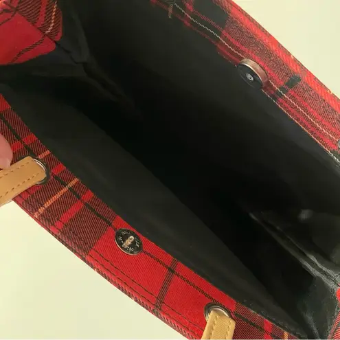 Vintage Y2K Red Tartan Plaid Tote Bag GUC