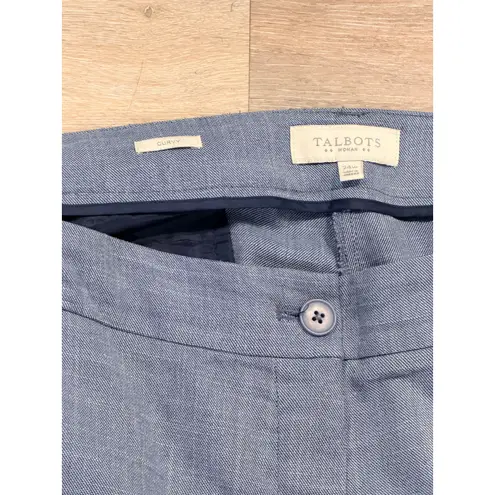 Talbots Woman Curvy Blue Dress Pants Size 24