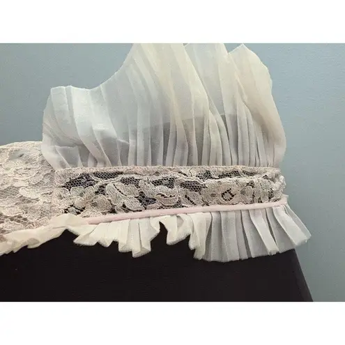 Vintage Negligee Nightgown Size 40 Pink Blush Sheer Long Sleepwear Fairycore