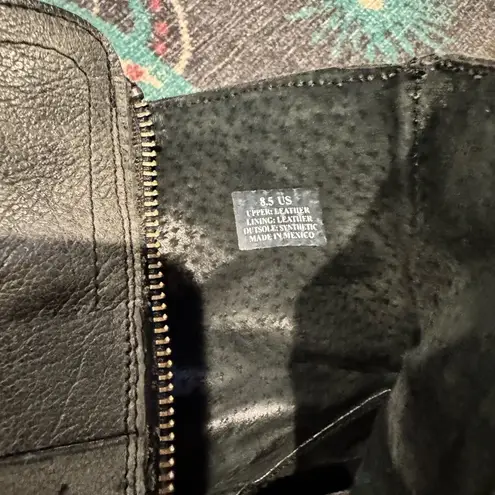 Treasure & Bond Distressed Faded Black Moto Ankle Boots