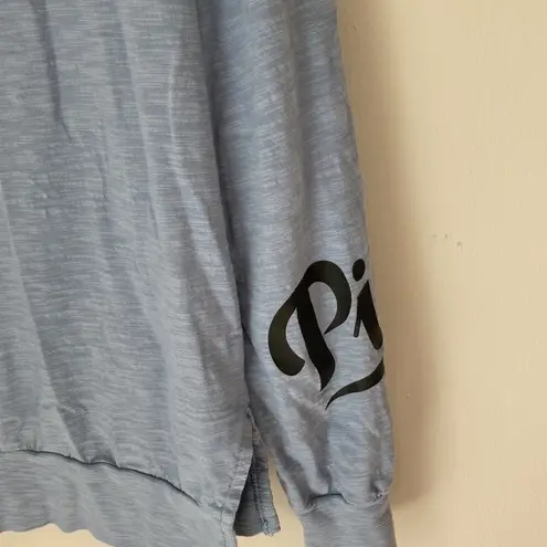 PINK - Victoria's Secret Pink Victoria’s Secret Zip Up Hooded Jacket Light Blue Size Women’s Small