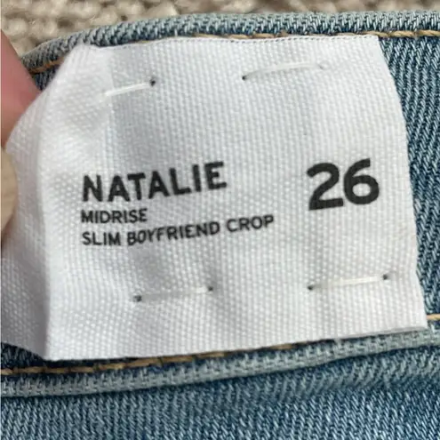 Hudson Jeans NWT  Natalie Midrise boyfriend crop