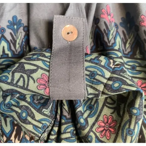 Plenty By Tracy Reese Bohemian Blue Lightweight Tunic size Medium